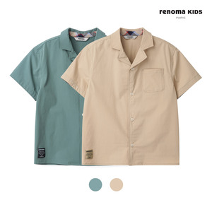 [레노마키즈]남아 체크배색 셔츠(R2325B306)